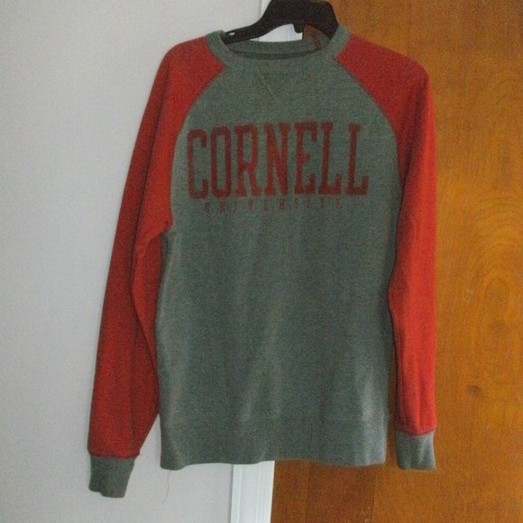 Cornell University Alta Gracia Red & Gray Pullover Sweatshirt Crewneck size S - Picture 1 of 2